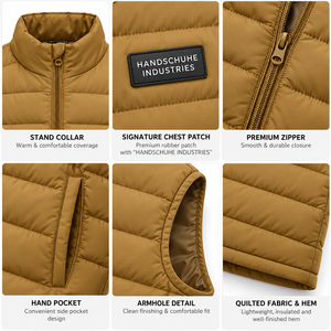 Chaleco Acolchado Personalizado para Hombre, Diseño Moderno, Ligero, Transpirable, para Invierno - Product Image 3