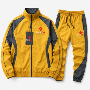 Wholesale Luxury Plain <b>Polyester</b> <b>Tracksuit</b> Windbreaker Cargo <b>Tracksuit</b> Set <b>Tracksuits</b> for Men Custom Design Cheap Price - Product Image 6