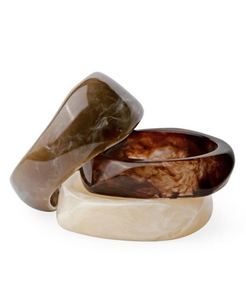 Resin <b>Bracelet</b> With Semi-Transparent Multicolor Design RESIN <b>Bangle</b> <b>Bracelet</b> for Anniversary - Product Image 4