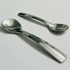 Cuchara de Acero Inoxidable para Shilajit, Diseño Curvo, Cuchara Medidora de Resina de Shilajit Ayurvédica, Herramienta para Suplementos - Product Image 1