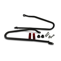 Fournisseur en gros Hisa Enterprises KXA00199 – Rails latéraux souples noirs pour sacoches, côté droit, compatibles avec les bagages de moto Hunter 350