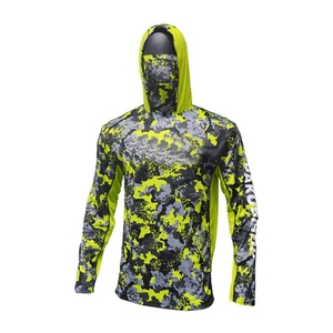 Sweat à capuche de pêcheur à manches longues, tissu respirant avec protection UV pour une utilisation en extérieur - Product Image 2