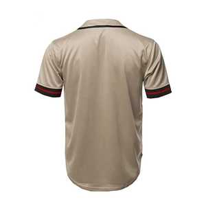 Proveedor de camisetas de béisbol OEM, uniformes de equipo y camisas con botones, diseño de equipo, camiseta de béisbol con número y nombre impresos, ropa deportiva. - Product Image 2