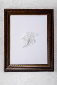 เครื่องประดับเสื้อผ้าแฟชั่นชั้นสูง ดอกไม้ผ้าทำมือ ประดับเสื้อผ้า ETHEREAL WHITE FLOWER ตกแต่งเสื้อแจ็คเก็ต ชุดเดรส ผ้าพันคอ - Product Image 2