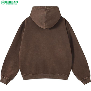 Sweat-shirts à capuche pour hommes, coupe classique, streetwear, avec strass, fabriqués sur mesure, 100% coton, doublure en polaire, hiver - Product Image 6