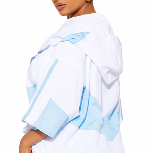 Ensemble de survêtement léger avec logo personnalisé, veste coupe-vent à fermeture éclair intégrale et short, style athlétique, survêtement ODM - Product Image 4