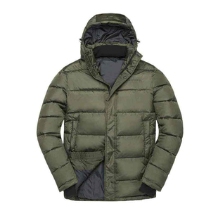 Shinny Hooded Puffer Jacket High Quality Casual Wear Winter <b>Bubble</b> <b>Coat</b> Lightweight Warm Soft Padded Jacket For Men - Product Image 4