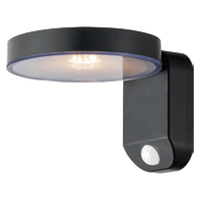 Lámpara de Pared LED SMD con Energía Solar para Exteriores, Sensor de Movimiento PIR, IP44 Impermeable, 4100K Blanco Neutro, 1 Año de Garantía