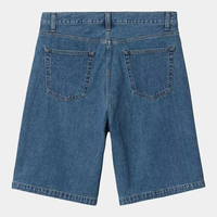 Jorts en jean classiques pour hommes, multicolores, coupe ample, longueur genou, style décontracté, streetwear, mode estivale