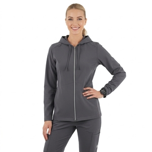 B8285 Sweat à capuche pour homme, 100% Coton, Automne, Col rond, Coupe ajustée, Couleur unie, Brodé, Respirant, Anti-boulochage, Manches longues, Taille S - Product Image 5