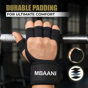 Gants de musculation rembourrés en néoprène pour hommes et femmes - Gants d'entraînement ventilés pour athlètes, séances de gym, cyclisme, course à pied - Product Image 4