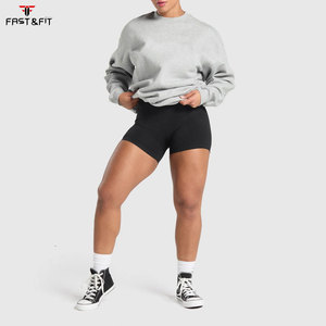 Sweat-shirts pour femmes en gros – Col rond, couleur unie, sport, décontracté, grandes tailles, streetwear, automne, logo imprimé sur le devant, haute qualité - Product Image 4