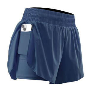 Pantalones Cortos Deportivos Cómodos para Mujer, Tela Ligera y Transpirable, Ideales para Correr, Gimnasio, Entrenamiento y Uso Diario Informal - Product Image 1