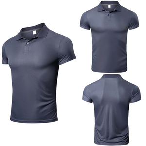 Camiseta Deportiva de Poliéster, Diseño Polo, Secado Rápido, Manga Corta, para Golf, Tejido Elástico en Cuatro Direcciones, Marca Propia - Product Image 1