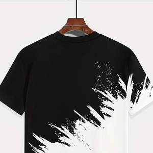 Ensemble T-shirt et short d'été pour garçons, en coton, manches courtes, 2 pièces, vêtements pour enfants, logo personnalisé, OEM ODM, fabricant en gros, Expo - Product Image 4