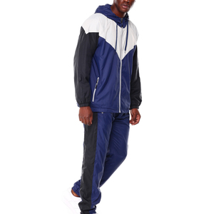 Ensemble 2 pièces coupe-vent et pantalon – Prix abordable – Vente en gros – Survêtements à cordon de serrage pour l'entraînement, le jogging et le sport – Homme - Product Image 2