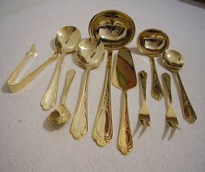 Ensemble de couverts en acier inoxydable, ensemble de couverts classiques pour la salle à manger, fourchette, couteau, cuillère en métal, manche en os, vaisselle artisanale de haute qualité - Product Image 5