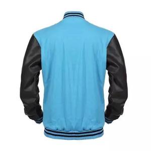 Veste universitaire homme/femme 2023 OEM ODM de haute qualité, logo personnalisé, respirante, en cuir de vachette, grandes tailles, saison hiver, prix abordable - Product Image 3
