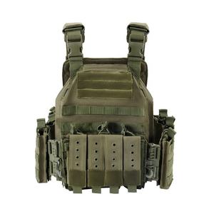 Gilet tactique ajustable personnalisé en Cordura MOLLE, gilet lesté, sangles tactiques, équipement multifonctionnel, gilet camouflage - Product Image 3