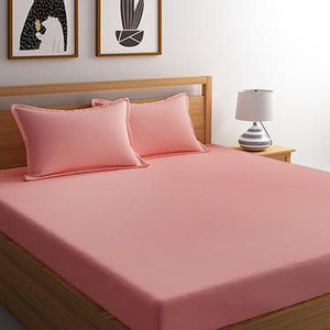 Drap-housse uni avec élastique pour matelas – Drap de lit simple, double, queen size – Drap-housse de haute qualité - Product Image 2