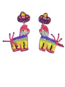 Vente en gros Style bohème plaqué or arc-en-ciel multicolore perlé boucles d'oreilles à la mode fête de mariage et cadeau accessoire - Product Image 4