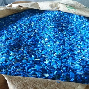 Residuos de Tambor Azul de HDPE, Reciclado Limpio y Lavado, Plástico Natural Transparente Ideal para Reciclaje en Aplicaciones Industriales, Precio de Fábrica - Product Image 1