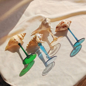 Handcrafted Seashell Martini Glasses Beach Wedding <b>Drinkware</b> Unique Coastal Style Shell Cup For Decor Turbo Shell Wedding Gift - Product Image 1