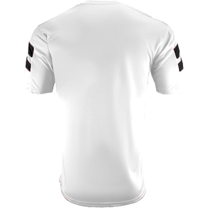 T-shirt blanc à col rond et manches courtes pour homme, coupe classique, 100 % coton, séchage rapide, imprimé numérique, jersey sportif tricoté 240 g - Product Image 3