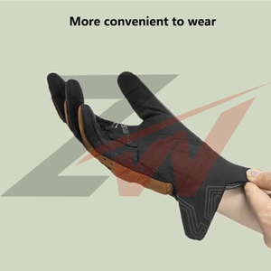 Gants de moto en cuir durables, gants pour hommes les plus vendus, gants de moto personnalisés avec logo, équipement de protection en gros - Product Image 4
