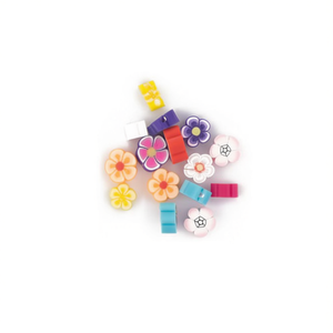 Perline in Argilla Polimerica Ilan 5x9mm a Forma di Fiore, Confezione da 20 Pezzi - Product Image 1