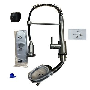 Rubinetto Industriale a 1 Maniglia, 1 Foro o 3 Fori, Stile Rustico per Cucina, Camper, Lavanderia, con Doccetta Estraibile per RV - Product Image 6