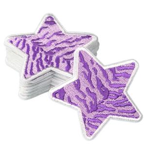 Écussons brodés personnalisés du fabricant, badges avec logo sur mesure, étiquettes rondes en tissu polyester, bord brodé, tissage 3D - Product Image 6