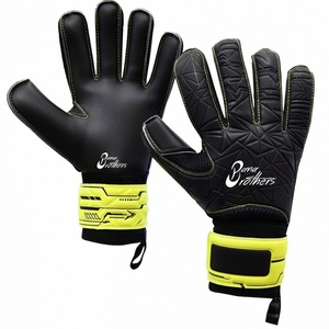 Professional Latex Goalkeeper Gloves | Custom Logo Soccer Gloves | High Quality Finger Protection Non-Slip Hook Loop Closure - Product Image 2