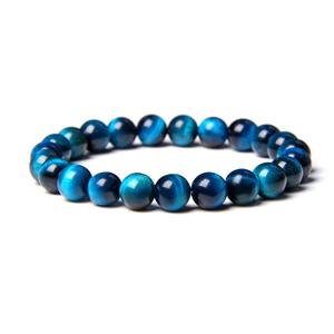 Pulsera con amuleto de Buda de ojo de tigre y hematita de Divine Solutions, regalo unisex - Product Image 1