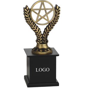 wholesale metal star shape corporate award <b>trophy</b> silver bronze excellence leadership milestone commemorative gift for office - Product Image 1