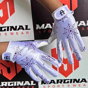 Lightweight Breathable Custom American Football <b>Gloves</b> <b>Moisture</b> Wicking Full Finger Design Anti-slip Adjustable Wrist Strap Hand - Product Image 2