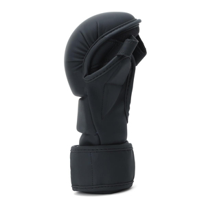 Cowhide Leather MMA Boxing Gloves with <b>Hook</b> and Loop Closure Customizable Logo UV Protection Lightweight Unisex for Adults - Product Image 2