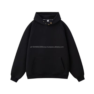 Sweat à capuche américain 480g, marque de mode masculine, lourd, surdimensionné, couleur unie, sweat à capuche tout-en-un - Product Image 4