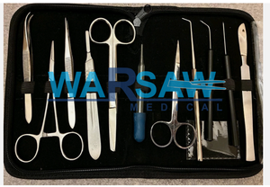 Instrumentos Quirúrgicos Profesionales, Kit de Disección Veterinaria de Cirugía General de 12 Piezas, Instrumentos Quirúrgicos para Odontología - Product Image 3