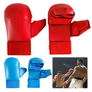 Gants de boxe respirants en PU personnalisables, design tendance, avec support de poignet, vente en gros, pour l'entraînement et la protection - Product Image 5