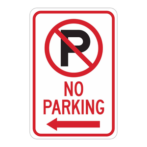 Señal de Prohibido Estacionar Brady, Roja/Blanca, Señal de Seguridad Interior/Exterior para Áreas Restringidas - Product Image 3