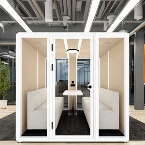 Cabines Acoustiques Modulaires Hex Hipod pour Bureau à Domicile, École, Centre Commercial - Cabine Téléphonique Moderne avec Intimité - Product Image 1