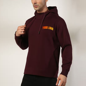Custom Made <b>Men's</b> Hoodie Loose Fit Heavyweight Oversized Winter Casual Wear with Embroidered Logo OEM/ODM Custom Screen Printed - Product Image 1