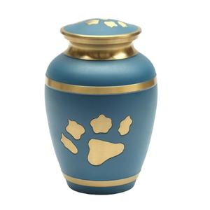 Urne funéraire cylindrique moderne en aluminium pour crémation humaine, design personnalisable, capacité 3-4L, émail fait main, souvenir funéraire Uzair - Product Image 4