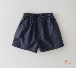 Shorts Harem d'été pour bébés garçons et filles, 100% coton, couleur unie, séchage rapide, écologiques, vêtements décontractés pour enfants en bas âge - Product Image 1