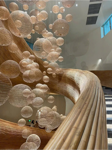 Bulk Minimalist Rattan Bamboo Lampshade Handwoven <b>Light</b> <b>Cover</b> Vietnam Production by VIFARMEX - Product Image 4