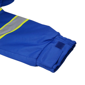 Blouson d'extérieur matelassé haute visibilité réfléchissant à capuche, léger, imperméable et respirant pour l'été - Product Image 2
