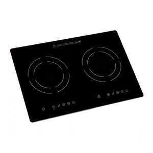 Résistant aux hautes températures 750 ℃   <span class=keywords><strong>Verre</strong></span> microcristallin pour cuisinière à induction, plaque de cuisson en <span class=keywords><strong>verre</strong></span> céramique noir pour cuisine domestique - Product Image 2