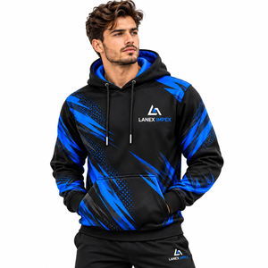Fabricant de sweats à capuche personnalisés en sublimation, sweats à capuche imprimés, vêtements unisexes streetwear, vêtements décontractés à la mode, sur mesure - Product Image 1