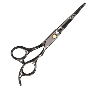 Ensemble de 3 ciseaux de coiffure et peignes à revêtement noir pour salon de coiffure, kit d'outils de beauté - Product Image 4
